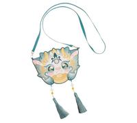 DIKACA Dragon Year Embroidered Chinese Crossbody Bag for Strap Polyester Material Cute Purse for Women with Delicate Stitching and Ample Storage for Year and Daily Use