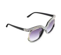 DIKACA Fashionable Black Driving Sunglasses with Accents High-grade Material Eyewear for Women Comfortable Reinforced Design Stylish Outdoor Sun Glasses for Daily Use