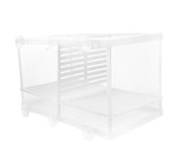 DIKACA Fish Breeding Box with Divider for Aquarium Tank Mesh Net Hatchery with Suction Cups Small Fish Separation Case to Protect Fry and Survival Rate