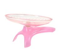 DIKACA Flying Saucer Pet Exercise Wheel for Hamsters Hedgehogs Small Animals Non-run Disc Design Comfortable Material Encourages Healthy Activity Pink Small Pet Fitness