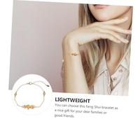 DIKACA Golden Plated Feng Shui Bracelet with Charm for Men and Women Wealth Wrist Chain Jewelry Stylish Daily Wear Gift for Luck and Prosperity