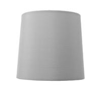 DIKACA Grey Fabric Lampshade Small Drum Ceiling Light Cover with Central Hole for Pendant Table and Wall Lamps Soft Light Diffusion Home Decor Replacement Shade