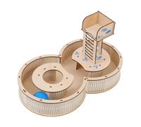 DIKACA Hamster Maze Small Animals Labyrinth Activity Interactive Playground for Hamsters and Little Pets Stress Relief with Smooth Edges Safe Exploring and Playing Accessory Random Color
