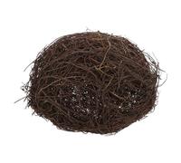 DIKACA Handmade Rattan Bird Nest Rustic Garden Decor Authentic Simulation Ornamental Micro Landscape Prop for Photography Wedding Easter and Bird Lovers