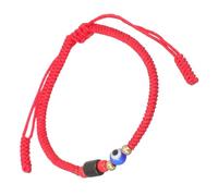 DIKACA Handmade Red String Adjustable Evil Eye Bracelet for Women and Men Lightweight Wrist Decoration with Knotted Design Stylish Wrist Chain for Daily Wear and
