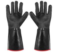 DIKACA Heat-resistant Neoprene Gloves for Kitchen and Outdoor Use Fireproof Anti-scalding Protectors with Five-finger Design Thermal Work Gloves Suitable for Men and Women Thin Fit