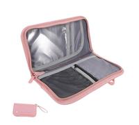 DIKACA Id Storage Bag Passport Holder Travel Document Bag RFID Shielding Organizer Oxford Cloth for Women Men Card Holder Travel Essentials