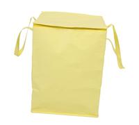 DIKACA Insulated Cake Carrier Thermal Tote Bag with Zippered Closure Large Capacity Food Cooler Bag for Cakes Drinks Food Transport with Reinforced Handles Yellow
