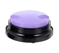 DIKACA Interactive Pet Talking Button for Dog and Cat Training Sound Button with Recordable Voice Fun Communication Device to Engage Pets and Enhance Learning Purple