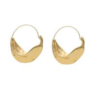 DIKACA Irregular Metal Flower Basket Earrings for Women Oversized Drop Ear Jewelry with Boho Stylish Ear Pendants for Daily Wear Parties Weddings Gift for Ladies