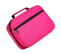 DIKACA Large Capacity Art Marker Carrying Case Slots Portable Pencil Storage Bag with Back Pocket for Business Cards and Cellphone Safe Material Convenient for Travel and Daily Use