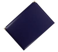 DIKACA Leather Certificate Protective Cover Elegant Diploma Holder with Zinc Alloy Accents Lightweight Paper Document Protector for Awards Recognition and Important Certificates