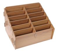 DIKACA Lightweight Wooden Playing Card Holder Storage Organizer Box Rounded Edges for Safe Card Keeping and Easy Carrying