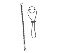 DIKACA Lizard Crowns and Necklace for Crawl Pets Festival Photo Prop Safe Comfortable Reptile Adornment Accessory for Small Reptiles Like Chameleons and Squirrels