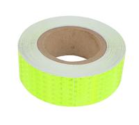 DIKACA Luminous Reflective Safety Tape with Strong Adhesion High Visibility Honeycomb Pattern Fluorescent Warning Strip for Vehicles and Outdoor Use