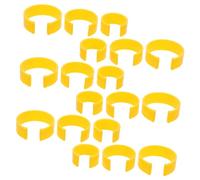 DIKACA Medicine Bottle Label Clips with Pen Secure Plastic Beaker Holder Clamp for Easy Medication Identification Set for Home Hospital Pharmacy Organization