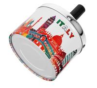 DIKACA Metal Desktop Ashtray with Rotating Lid Automatic Extinguishing Smokeless Design for Home Office Indoor Outdoor Use Polished Metal Surface Easy to Clean