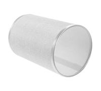 DIKACA Minimalist Round Fabric Lampshade for Table Lamp Base Lightweight and Easy to Install Warm Cozy Lighting for Bedroom Study Hotel and Home Decor
