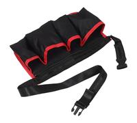 DIKACA Multipurpose Tool Pouch Belt with Extended Zipper Pocket Large Capacity Multi-Compartment Waist Organizer for Gardeners Property Staff and Service Professionals