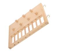 DIKACA Natural Wood Pet Climbing Ladder for Hamsters Rats Chinchillas Safe Wooden Platform for Cage and Playpen Easy to Clean Small Animal Climb Bridge