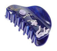 DIKACA Ocean Elements Acrylic Hair Claw Clip Thick Strong Grip Hair Clip for Women Portable Octopus Design in Blue for Curly Fine Party and Daily Use