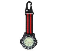 DIKACA Outdoor Carabiner Clip Watch with Step Counter for Backpackers
