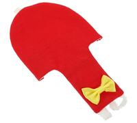 DIKACA Parakeet Diaper Flight Suit for Birds Large Xl, Red Parrot Protective Bird Clothes with Absorbent Liner for Outdoor Use