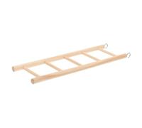 DIKACA Parrot Wooden Climbing Ladder for Birds Safe Chewable Cage Hanging Step Ladder Stimulates Motor Skills and Exploration for Small to Medium Birds