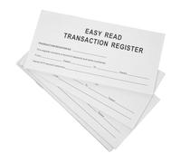 DIKACA Personal Financial Management Check Register Books Portable Lightweight Checkbook Transaction Notebooks for Efficient Currency Tracking and Budget Organization