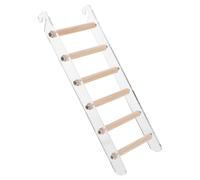 DIKACA Pet Bird Ladder Climbing Step Platform for Parakeets Cockatiels Budgerigars Safe Chew Active Play and Physical Fitness
