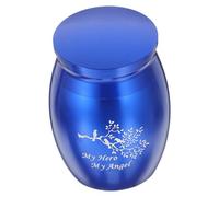 DIKACA Pet Cinerary Casket Bone Ash Container for Dogs and Cats Memorial Urn with Anti-rust Sealing Design Keepsake for Pet Ash Storage