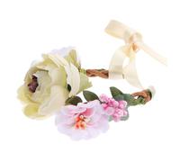 DIKACA Pet Flower Headband for Pets Soft Floral Crown Wreath Headpiece Chic Bright Colors for Party Photo Props Adorable Decoration for Cats Dogs and Animals