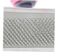 DIKACA Pet Grooming Comb with Large Frame and Rubber Handle Quick Shedding and Dematting Tool for Dogs and Cats Ergonomic Design for Comfortable Use Suitable for All Hair Types Helps