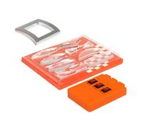 DIKACA Physics Optics Experiment Set with Prism Convex and Concave Lenses Optical Reflection Refraction Teaching Kit for Classroom Demonstrations and Science Learning