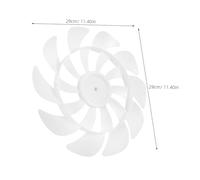 DIKACA Plastic Fan Blades Replacement for Pedestal Table Standing Fans Quiet Operation Strong Airflow Design for Indoor and Outdoor Use