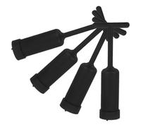 DIKACA Plastic Socket Wrench Set Practical and Precision Manufacturing 4pcs Black Plastic Material for Lamp Shade Ring Removal Suitable for Automotive and Emergency Repair