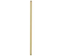 DIKACA Polished Brass Nipple Pipe with Threaded Rod for Lighting Fixtures and Lamp Holders, Sturdy Pure Copper Material, Reliable Connection, for Retail and Commercial Lighting