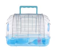 DIKACA Portable Easy to Clean Cage with Handle Hamster Small Pet Nest Random Color for Gerbils and Hamsters, Suitable for Outdoor Use