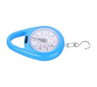 DIKACA Portable Mechanical Spring Hand Scale with Hook Precise Hanging Weight Measurement Tool for Luggage Suitcase Fishing and Travel Use Compact Blue Dial Scale for Easy Operation