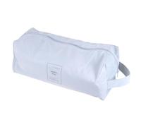 DIKACA Portable Shoe Bag Large Capacity Foldable Dustproof Travel Sneaker Pouch for Sports Light Blue Polyester Carrying Case