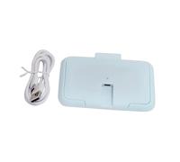 DIKACA Portable USB Baby Wipe Heater with Built-in Temperature Sensor and 6600mah Battery for Home and Vehicle Use, Low Power Consumption Plastic Wet Tissue Warmer, Diaper Wipe Heater
