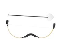 DIKACA Primitive Tribal Bow and Arrow Costume Prop Set for Halloween Party and Cosplay Lightweight Decorative with Arched Design for Stage Performance and Role-playing Events
