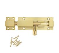 DIKACA Professional Aluminum Alloy Door Bolt Lock Extended Slide Latch Security Lock for Bathroom Windows Barns Garage Pet Doors Safe Easy Installation