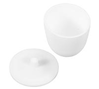 DIKACA Ptfe Crucible with Lid Laboratory Melting Pot Chemical Analysis Tool Heat Resistant Non-stick Inner Wall for Material Synthesis and Thermal Processes