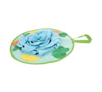 DIKACA Rabbit Snuffle Mat for Small Pets Indoor Bunny Hamster Foraging Cushion with Non-slip Bottom and Washable Sniffing Pad to Stimulate Foraging Instinct and Enhance Feeding Experience