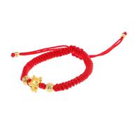 DIKACA Red String Zodiac Dragon Bracelet for Protection and Luck Handmade Braided Wrist Chain for Couples Stylish Fortune Symbol Jewelry Inspired by Chinese Tradition