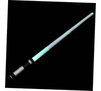 DIKACA Retractable Glowing Sword Silent Color-changing Luminous Prop for S Party Play Lightweight Plastic Sword for Safe Indoor Fun