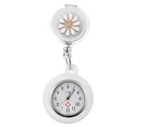 DIKACA Retractable Nurse Fob Watch with Clip-on Design and Adjustable Weekday, Alloy Material Hanging Pocket Watch for Paramedics and Nurses, for Christmas and Birthday