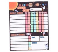 DIKACA Reusable Magnetic Chore Chart Multi-Function Behavior Organizer for Household Accessory for Daily Routines and Reward Incentives Wipeable and Design