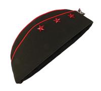 DIKACA Russian Soldier Cap Hard Edge Design Lightweight Breathable Sailor Hat for Dance Performances Unisex Party Headwear Enhancing Team Image and Cosplay Costume